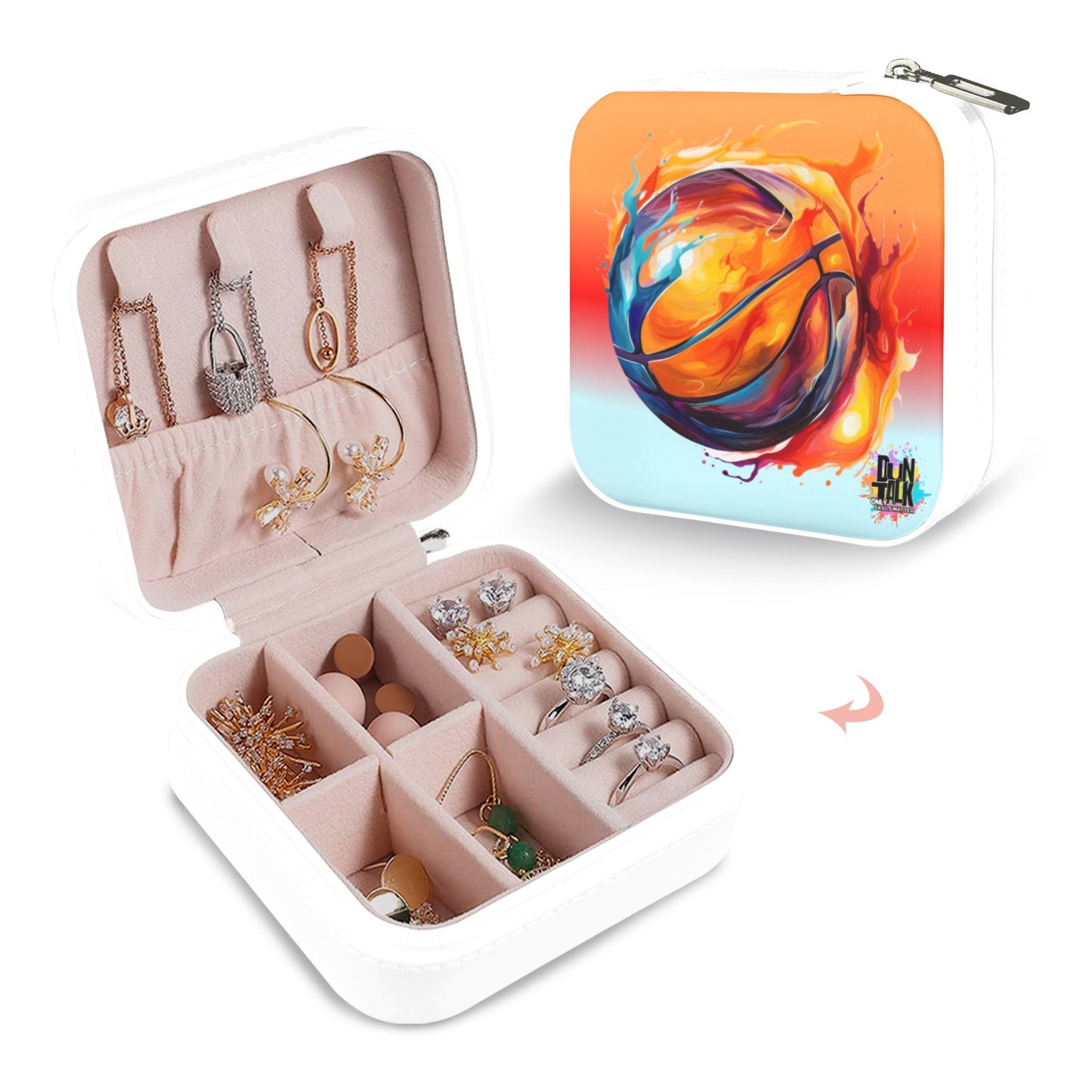"Paint" Drip Lock Sports Travel Jewelry Box