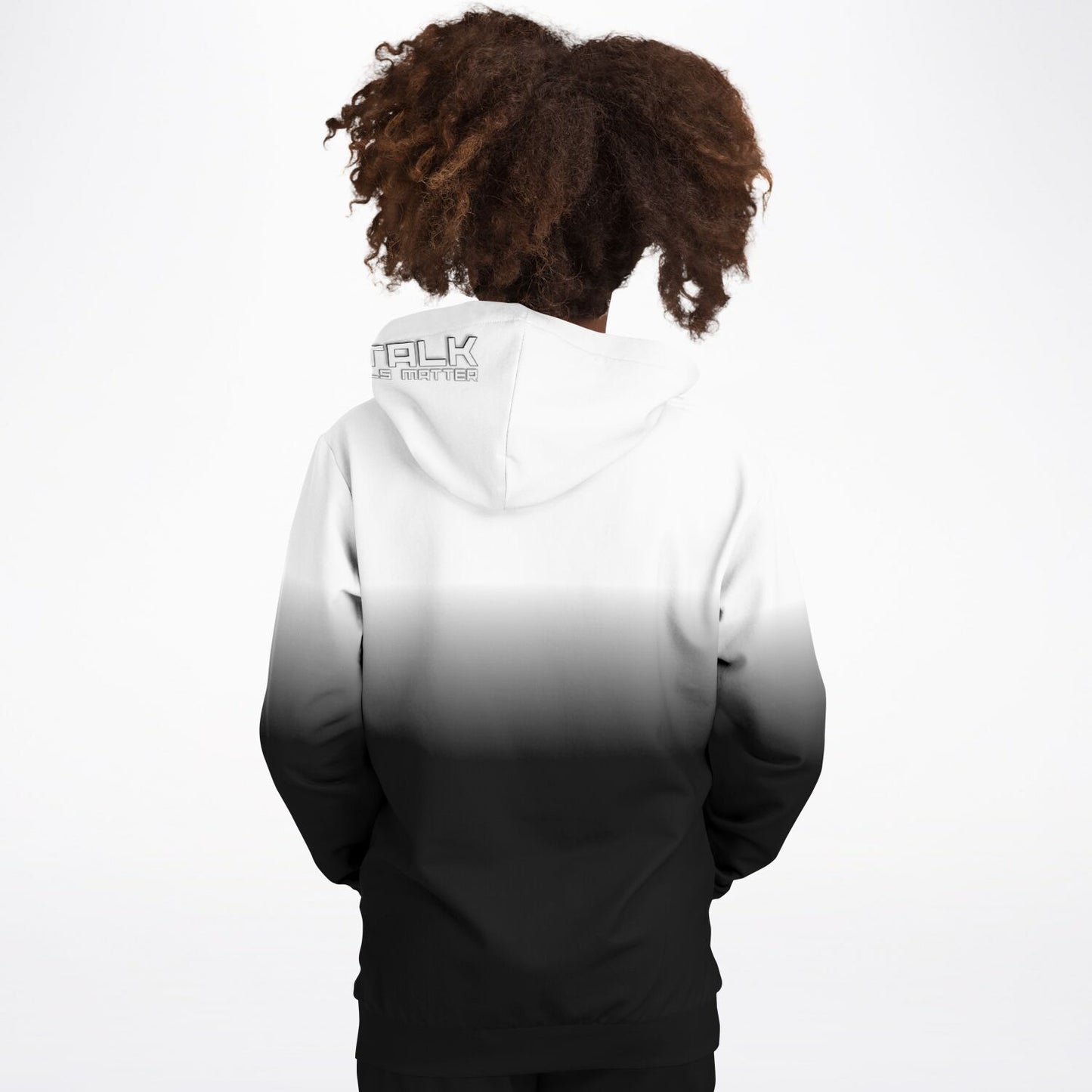 "Fade" Youth Hoodie Black