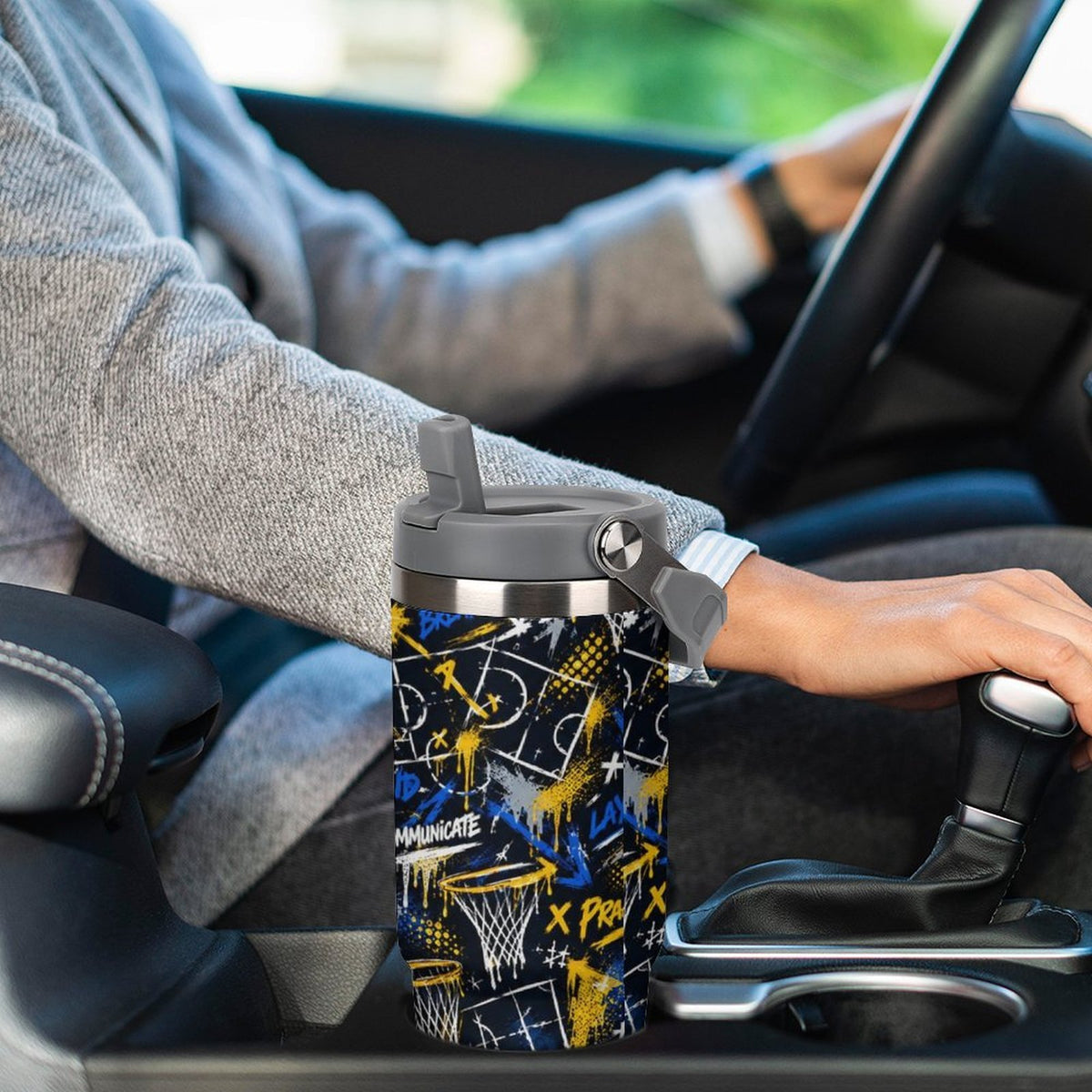 Playbook Tumbler - Navy/Yellow