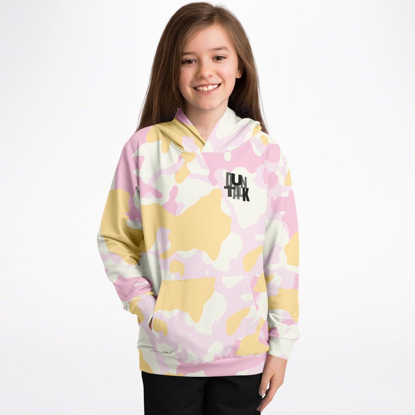 "Bench Mob" Basketball Youth Hoodie - Pink