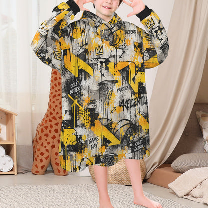Relentless Blanket Hoodie - Yellow/Grey