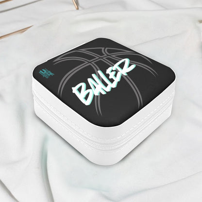 "Baller" Drip Lock Sports Travel Jewelry Box