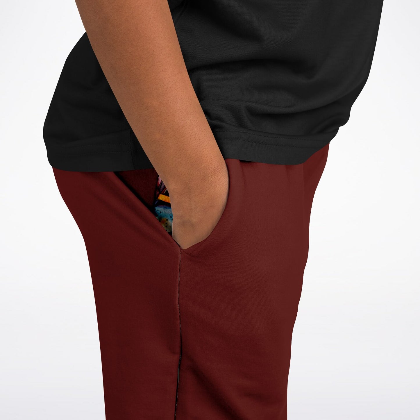 "Fade" Youth Joggers Burgundy