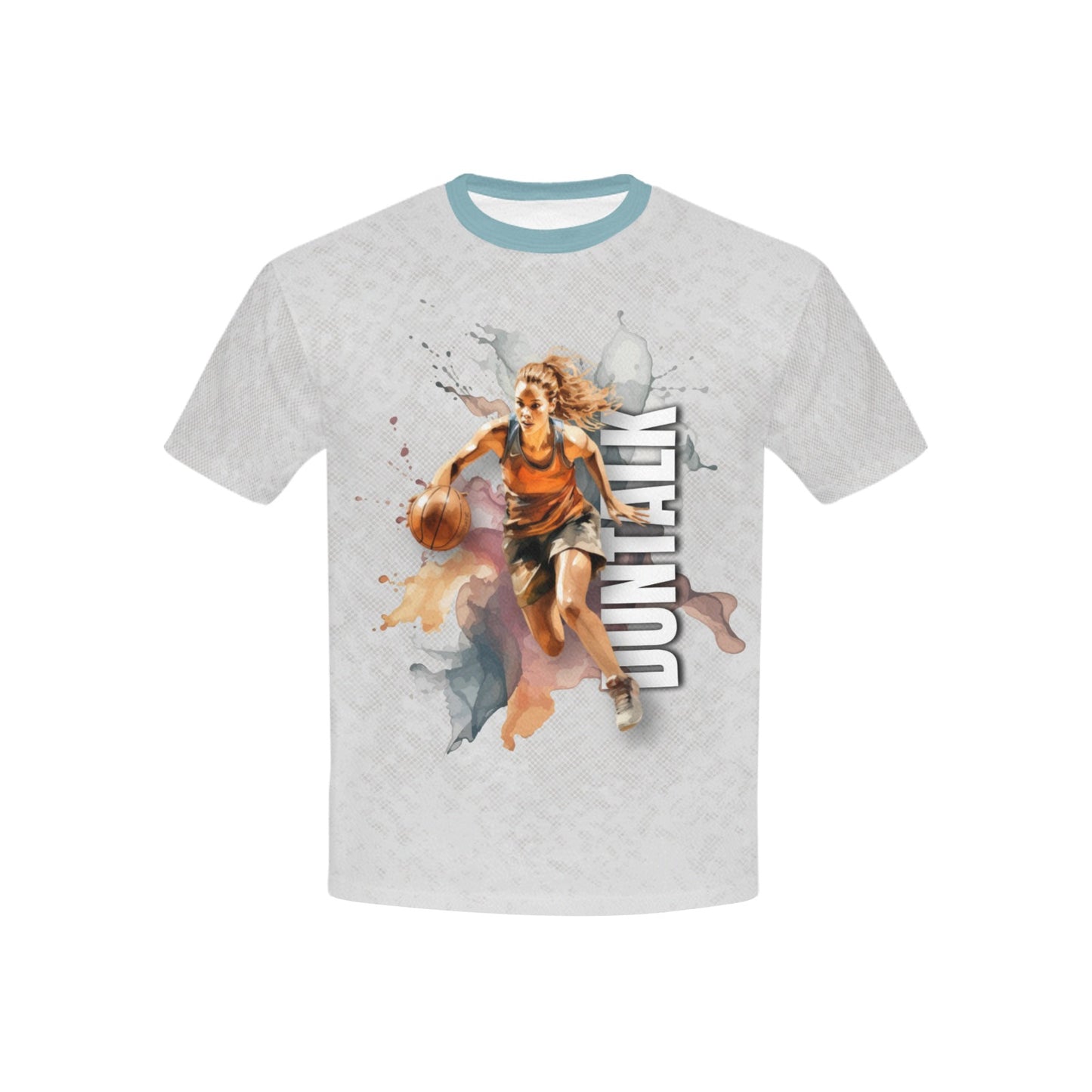 "Paint" Youth Basketball T-shirt - Grey