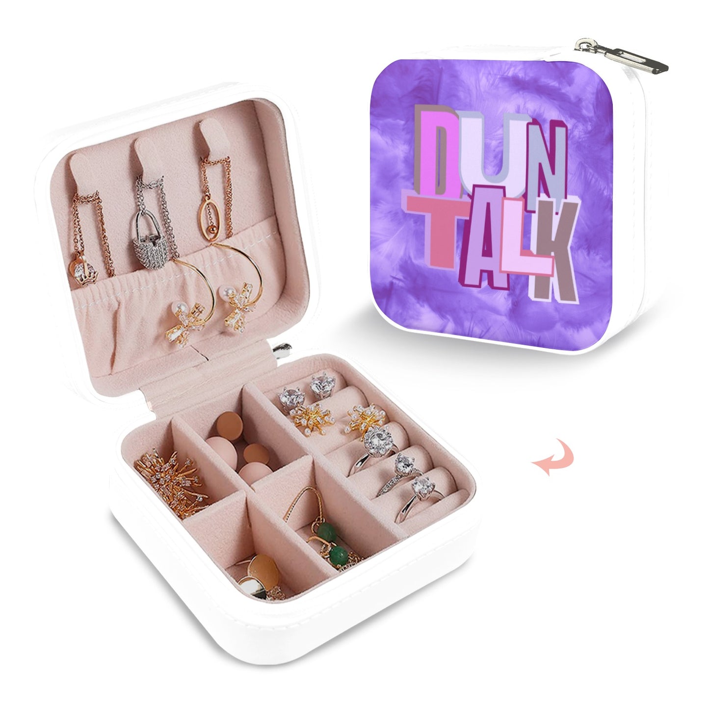 "Logo" Drip Lock Sports Travel Jewelry Box