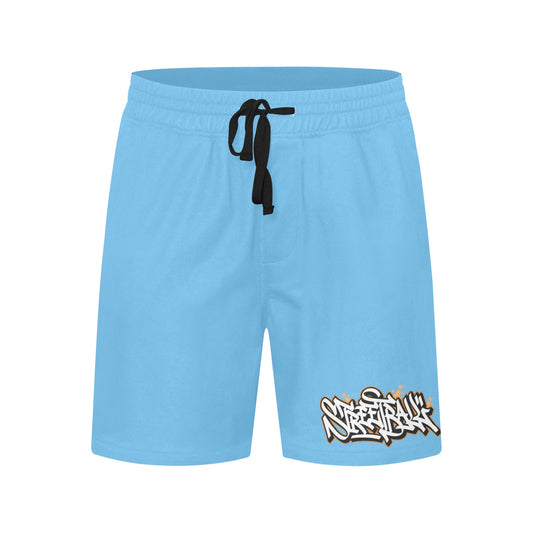 Duntalk "Streetball" 5" Inch Mid-Length Shorts - Blue e-joyer