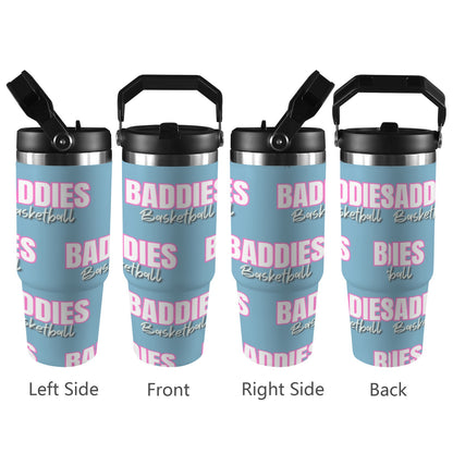 Insulated Water Bottle - Baddies Blue
