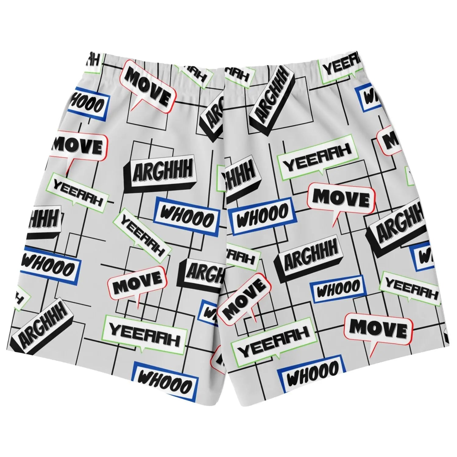 Duntalk "Arghh" Basketball Mid Shorts Subliminator