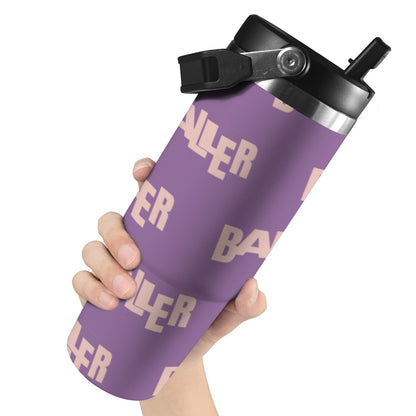 Insulated Water Bottle - Baller Purple