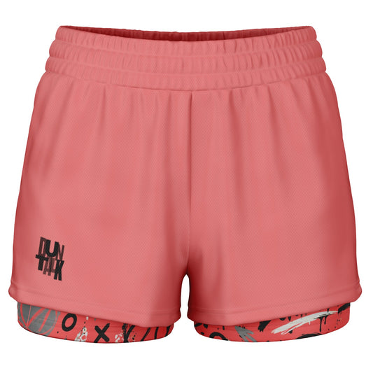 Chaos 2 in 1 Women's Shorts Reverse