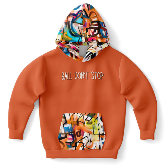 Duntalk "One Stop" Baskeball Youth Hoodie - Red