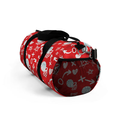 Duntalk "Da Gyal Dem" Basketball Duffle Bag - Red