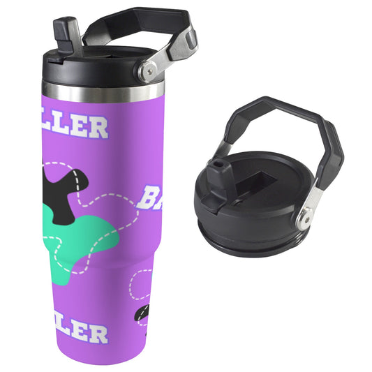 Insulated Water Bottle - Baller Purple