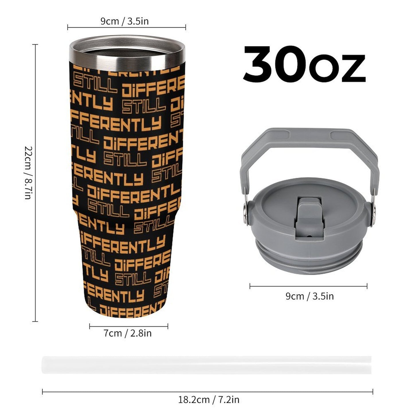 Differently Tumbler - Black