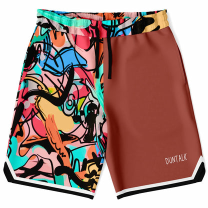 Duntalk "One Stop" Basketball Classic Shorts - Mauve