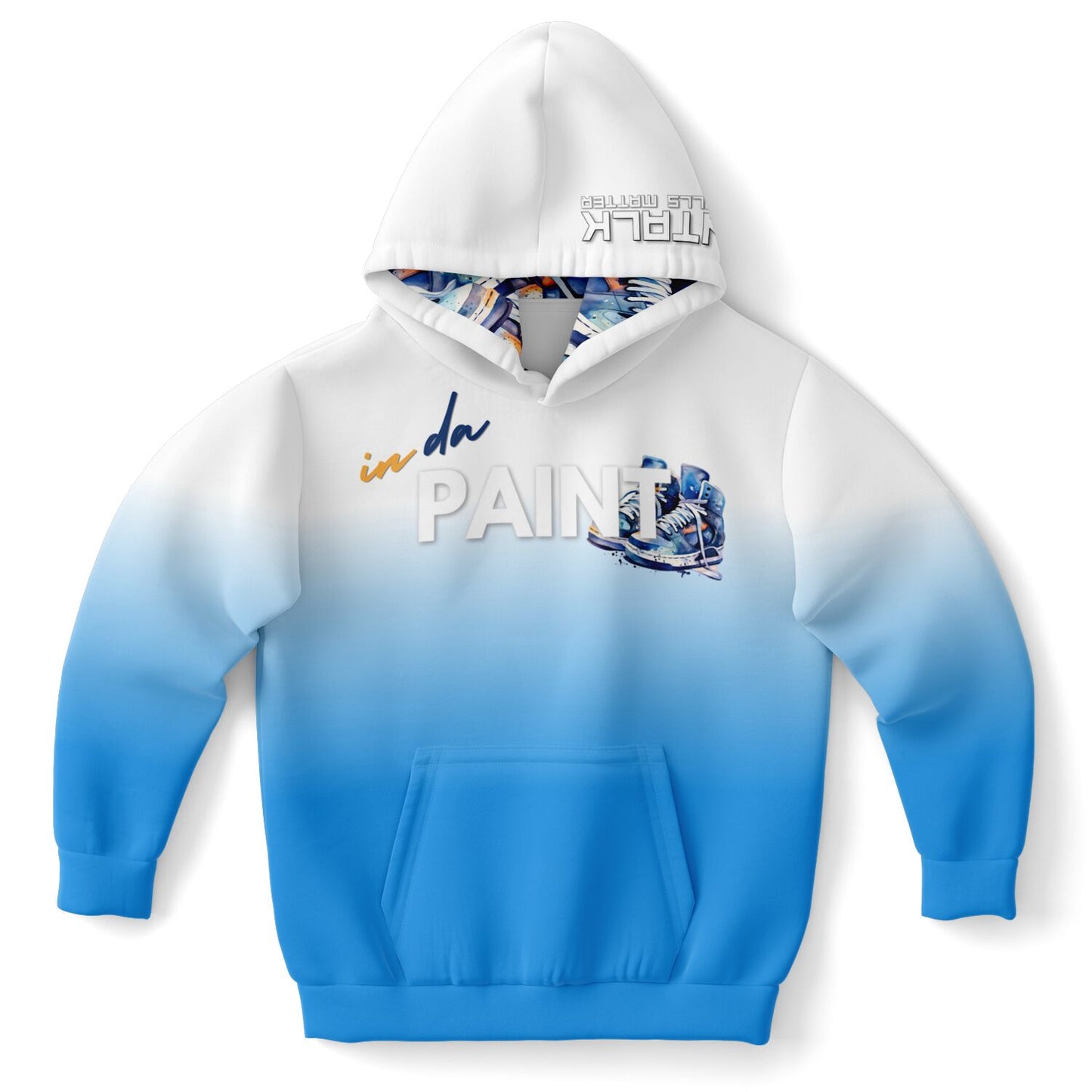"Fade" Youth Hoodie Blue