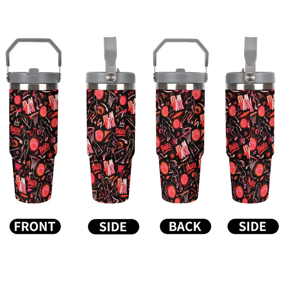 Sketchbook Tumbler - Black/Red