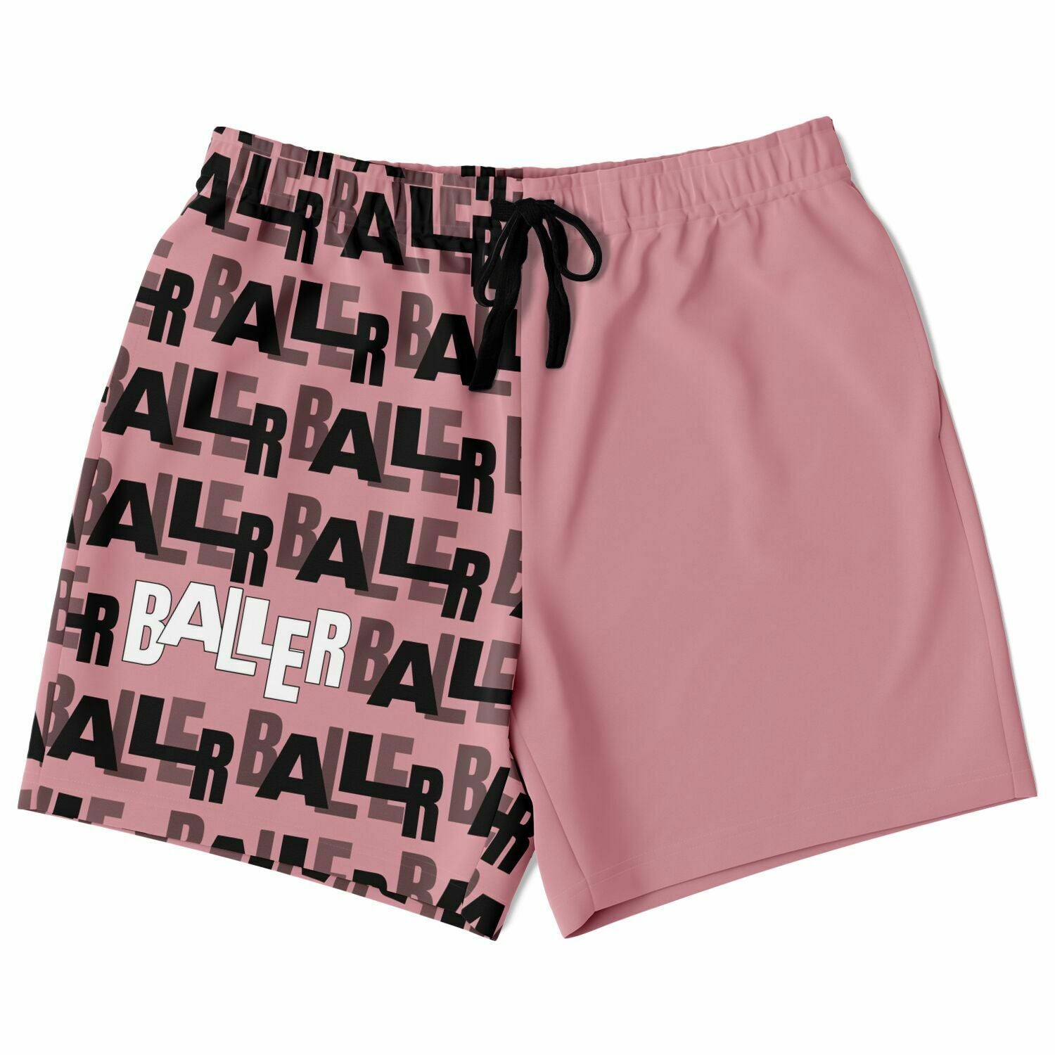 Duntalk "Baller" Basketball Mid Shorts - Black Subliminator