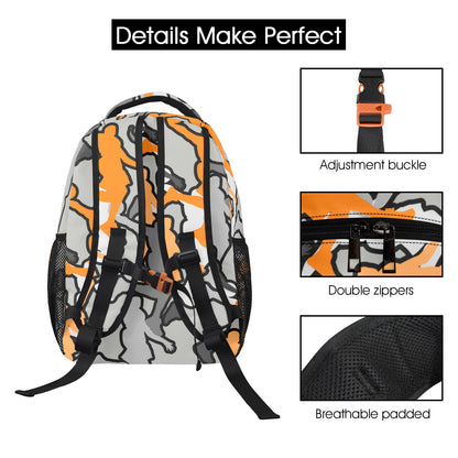 Head Top Backpack - Grey Child Size