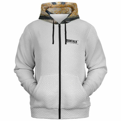 Duntalk "Leather" Basketball Athletic Zip-Up Hoodie Subliminator