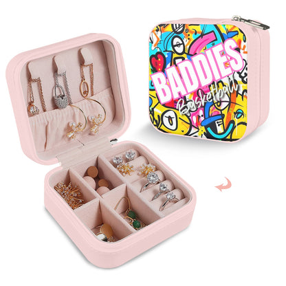 "Baddies" Drip Lock Sports Travel Jewelry Box