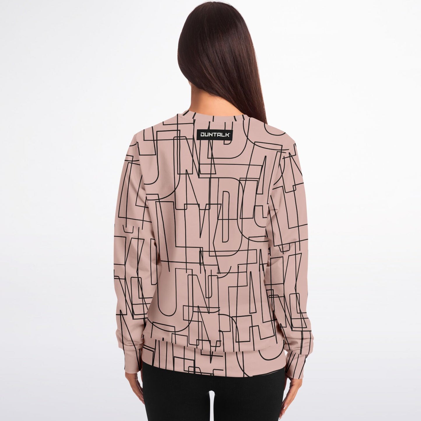 Duntalk "Gridlock" Adult Sweatshirt - Pink Subliminator