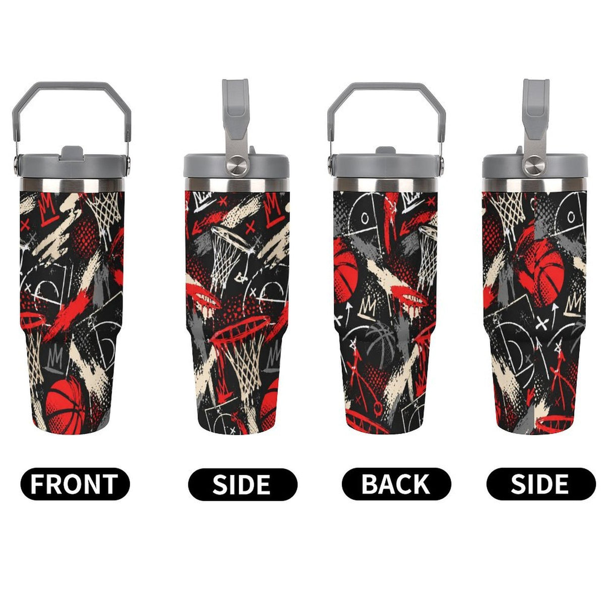 Rim Check Tumbler - Black/Red