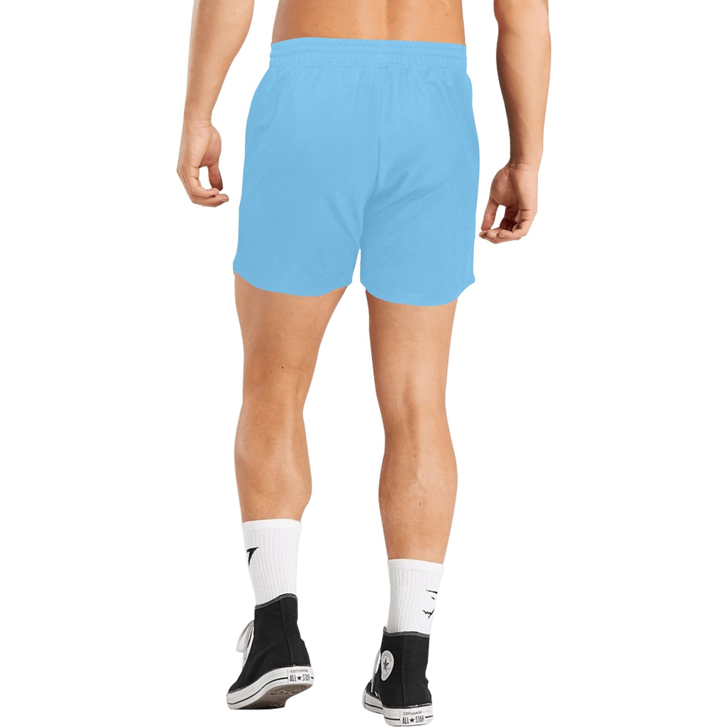 Duntalk "Streetball" 5" Inch Mid-Length Shorts Blue