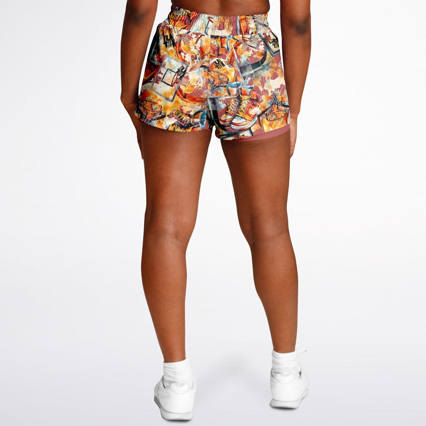 Paint Women's 2-in-1 Shorts Reverse
