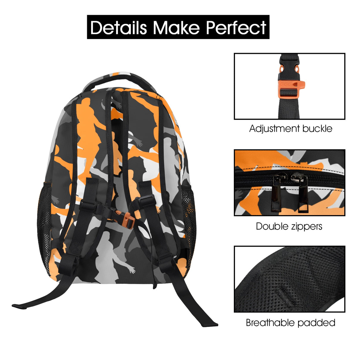 Head Top Backpack - Black Child Size
