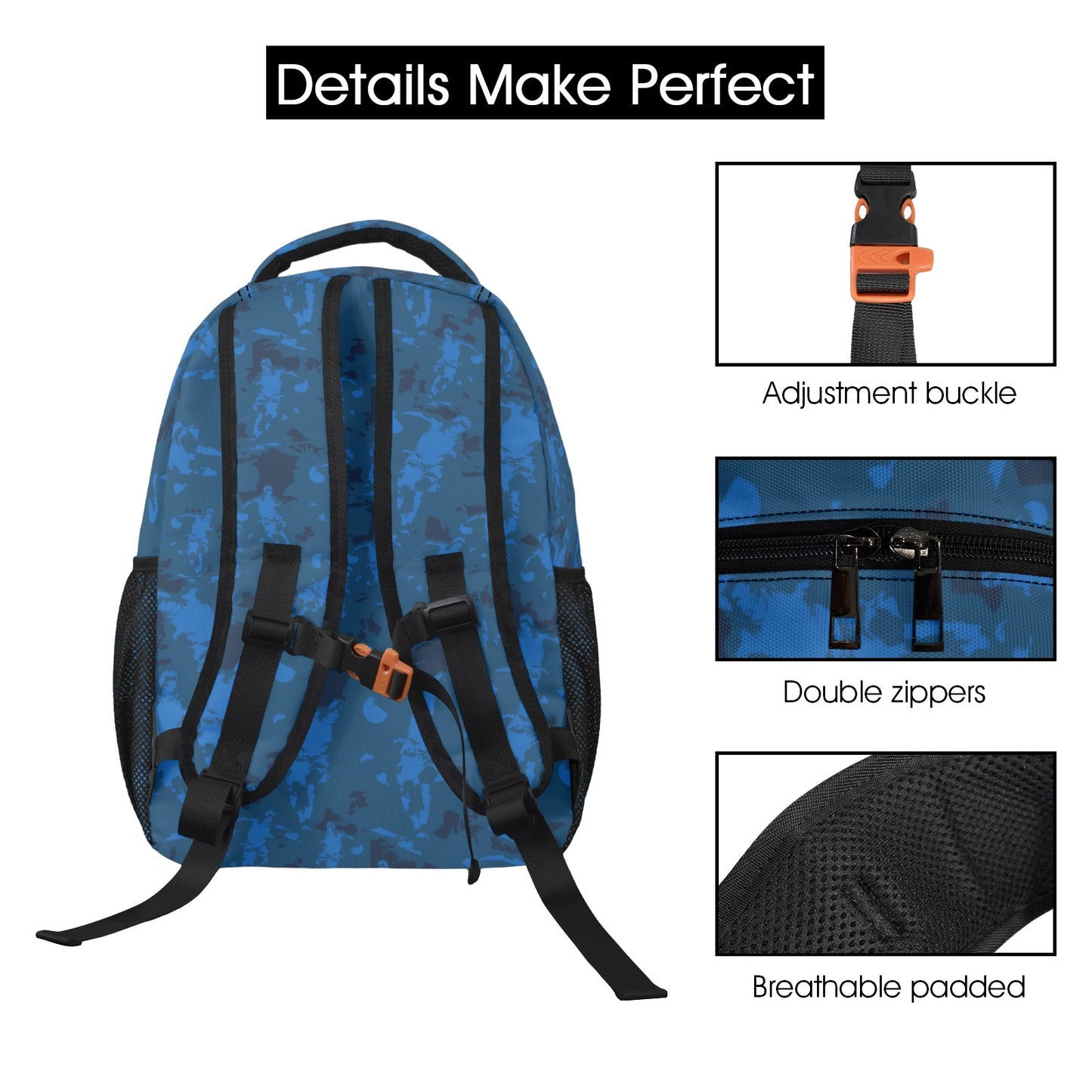 Shifted Backpack - Blue Child Size