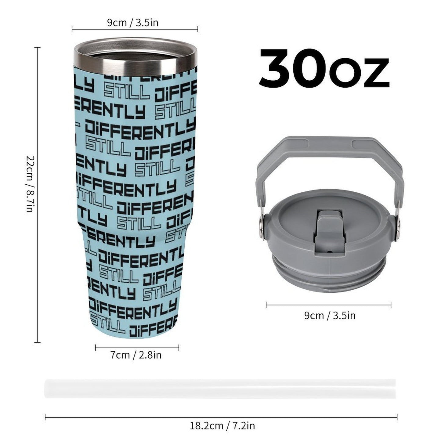 Differently Tumbler - Blue
