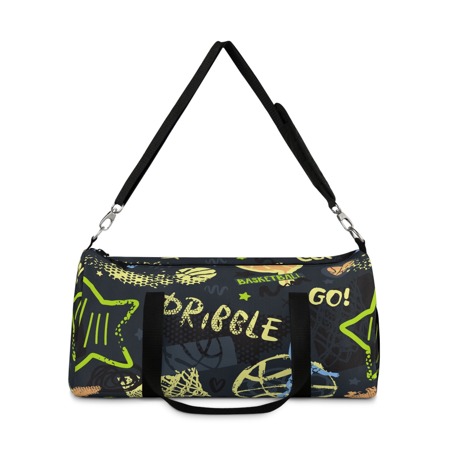 "Sideline" Basketball Graphic Duffle Bag