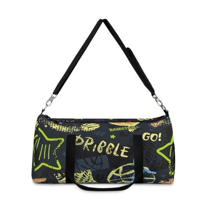 "Sideline" Basketball Graphic Duffle Bag