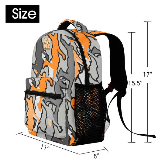 Head Top Backpack - Grey Child Size