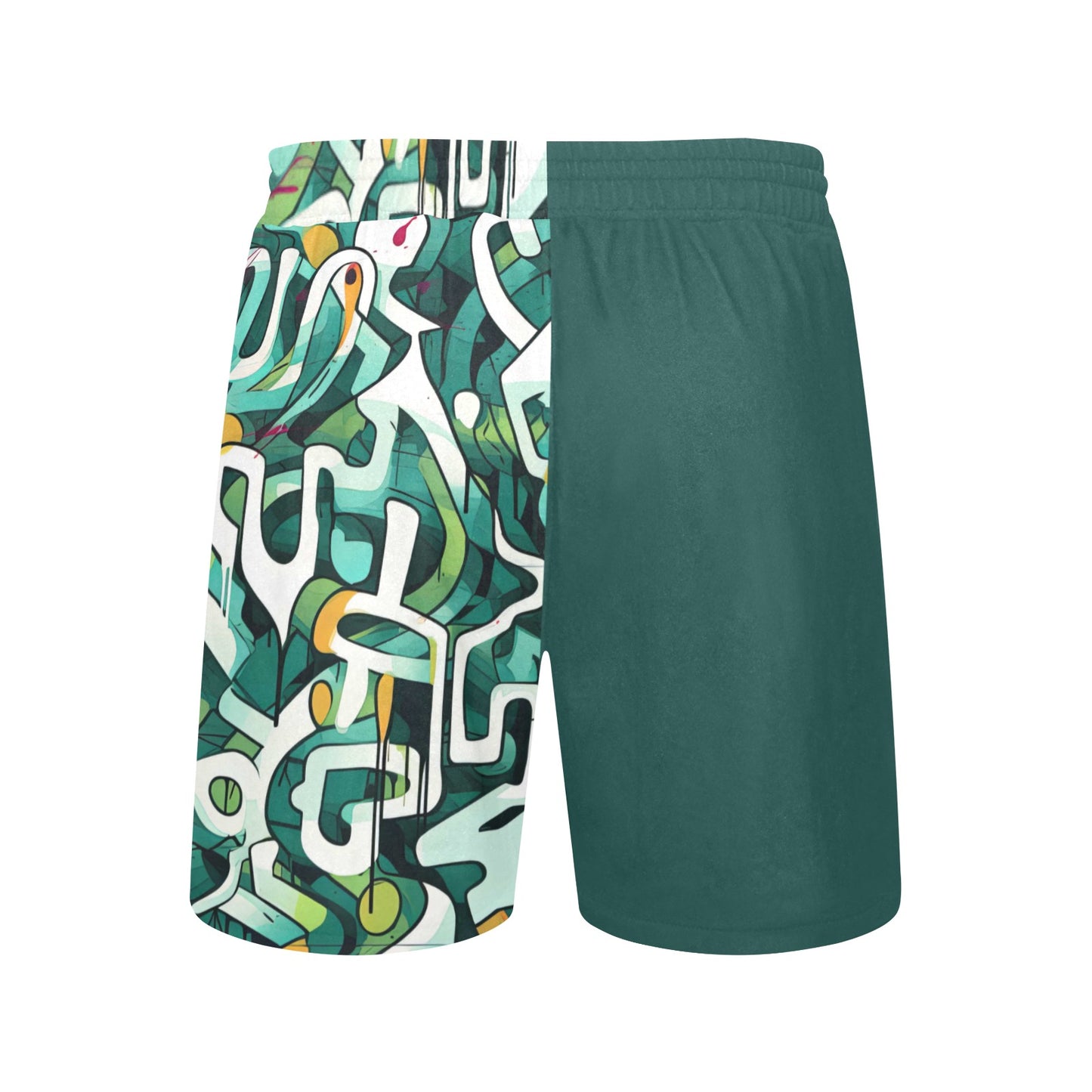 Duntalk "One Stop" Basketball Premium Mid Shorts - Green e-joyer