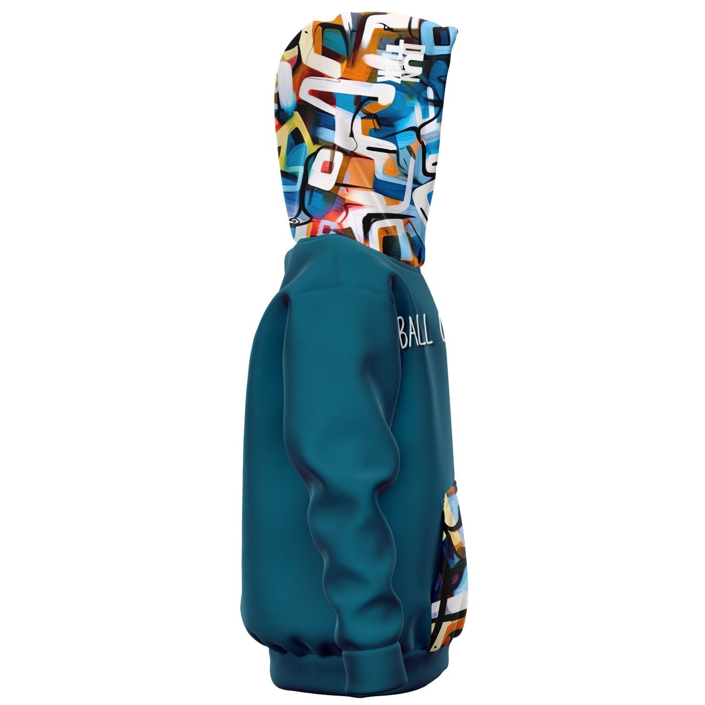 "One Stop" Baskeball Youth Hoodie - Blue