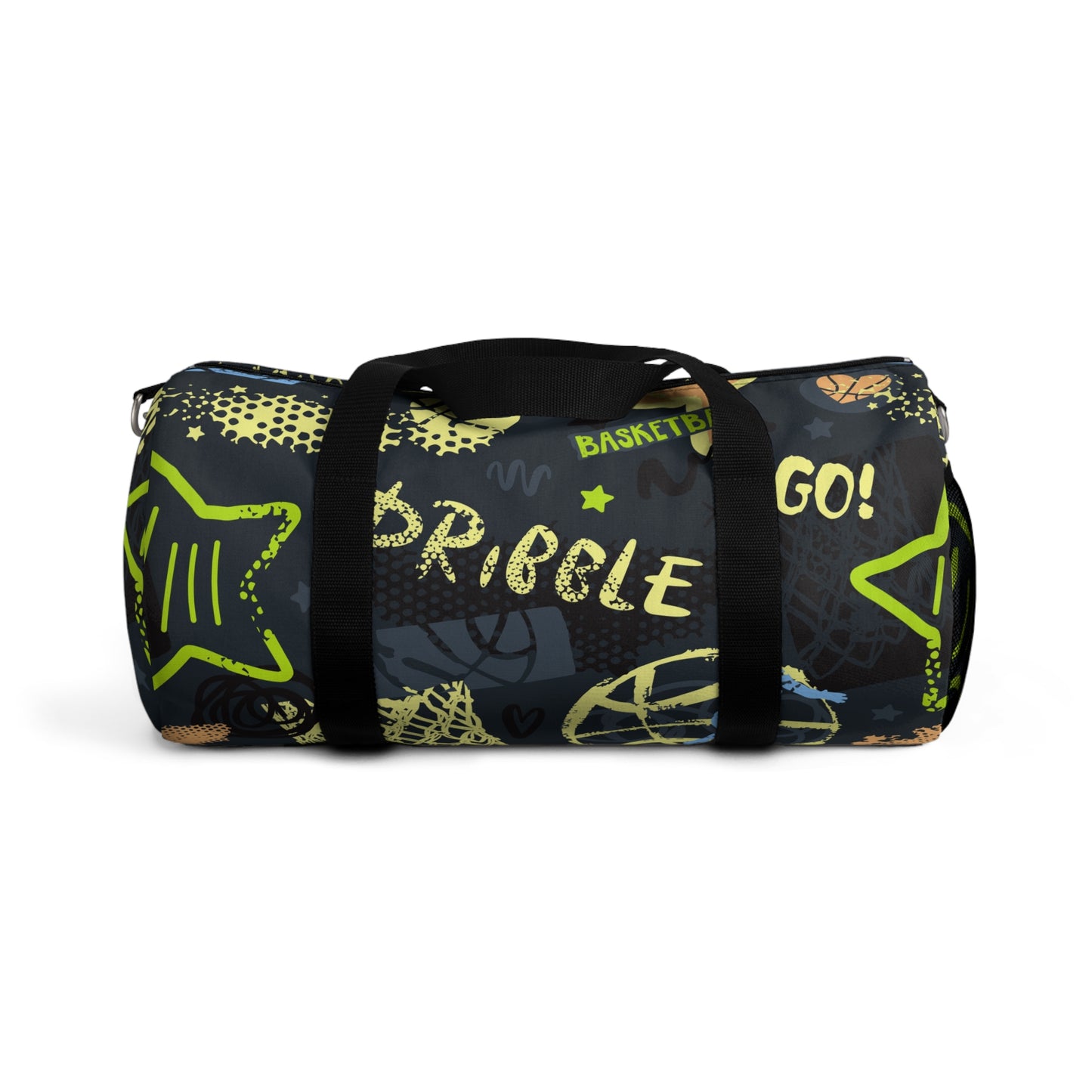 "Sideline" Basketball Graphic Duffle Bag
