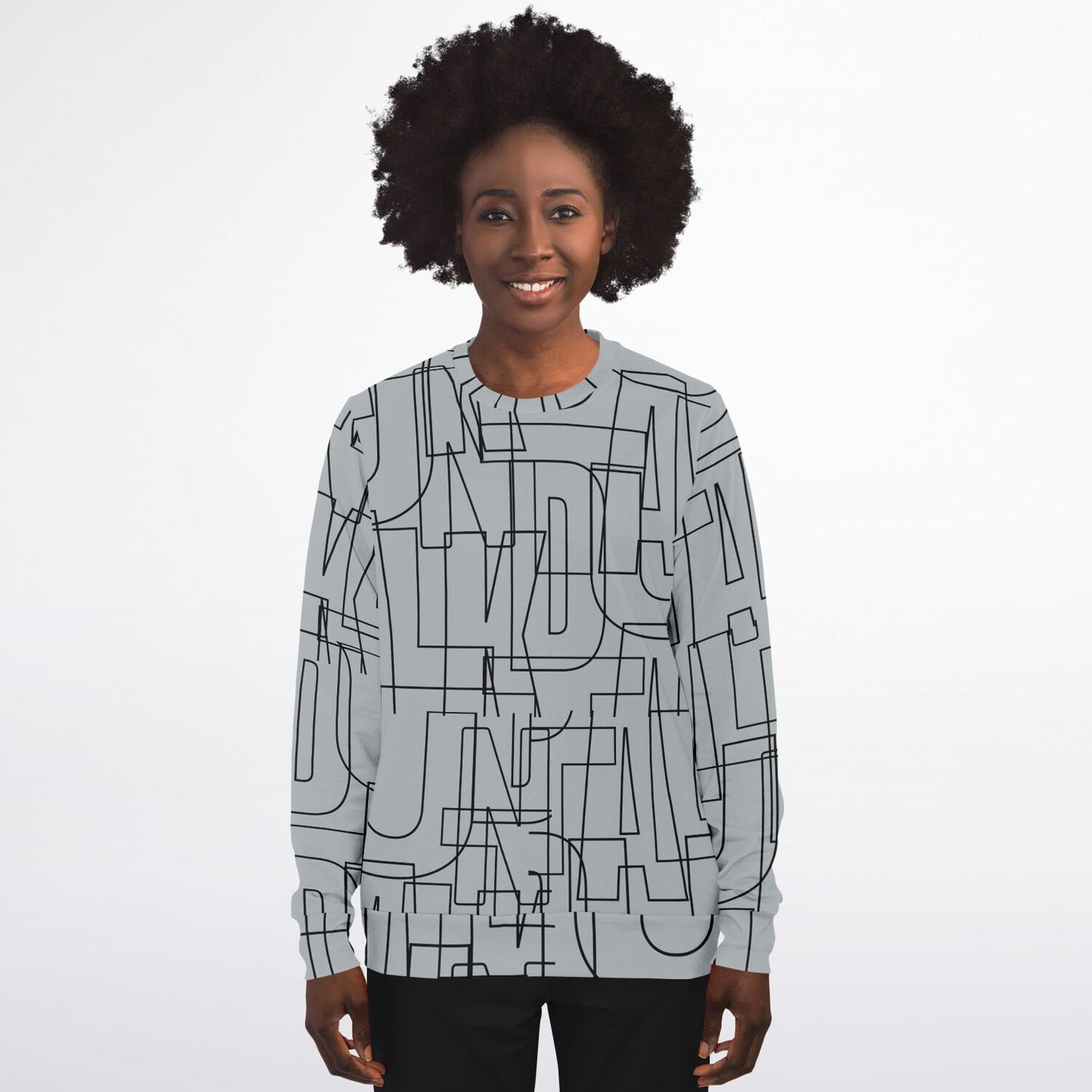 Duntalk "Gridlock" Adult Sweatshirt - Grey Subliminator