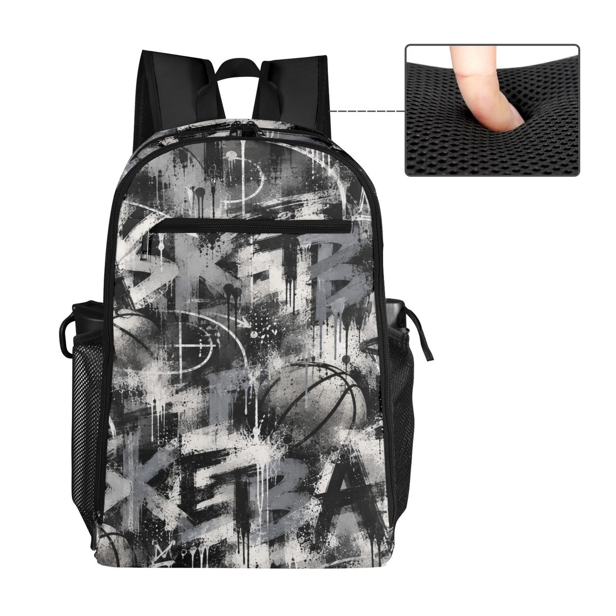 Concrete Backpack - Large Grey/Black
