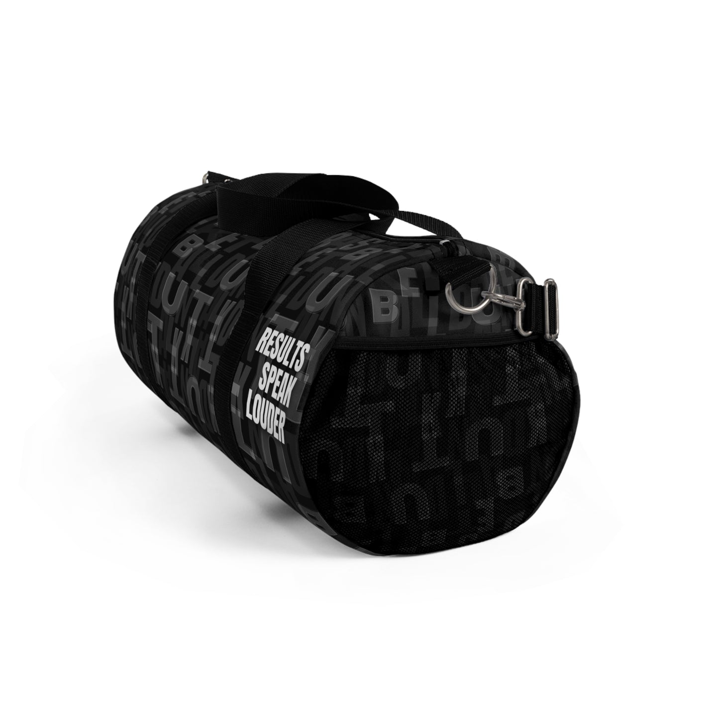 Court Vision Canvas Duffle Bag - Black/White