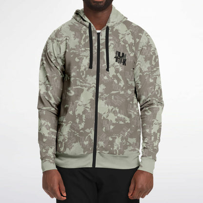 Shifted Zip-Up Hoodie