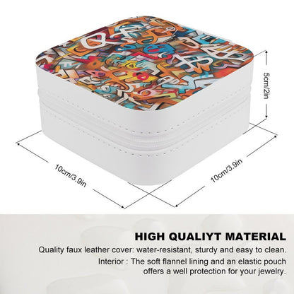 One Stop Drip Lock Jewelry Box - Red