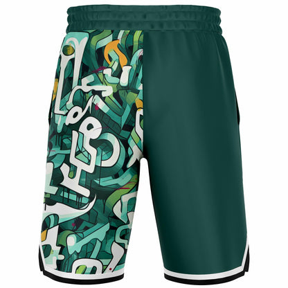 "One Stop" Classic Basketball Shorts