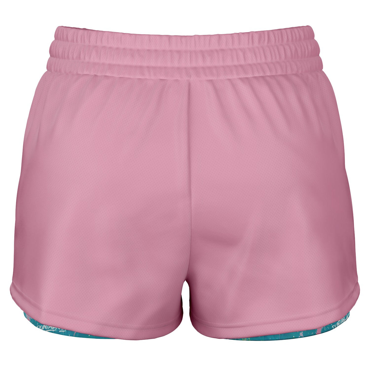 No Off Season 2 in 1 Womens Shorts Reverse Pink