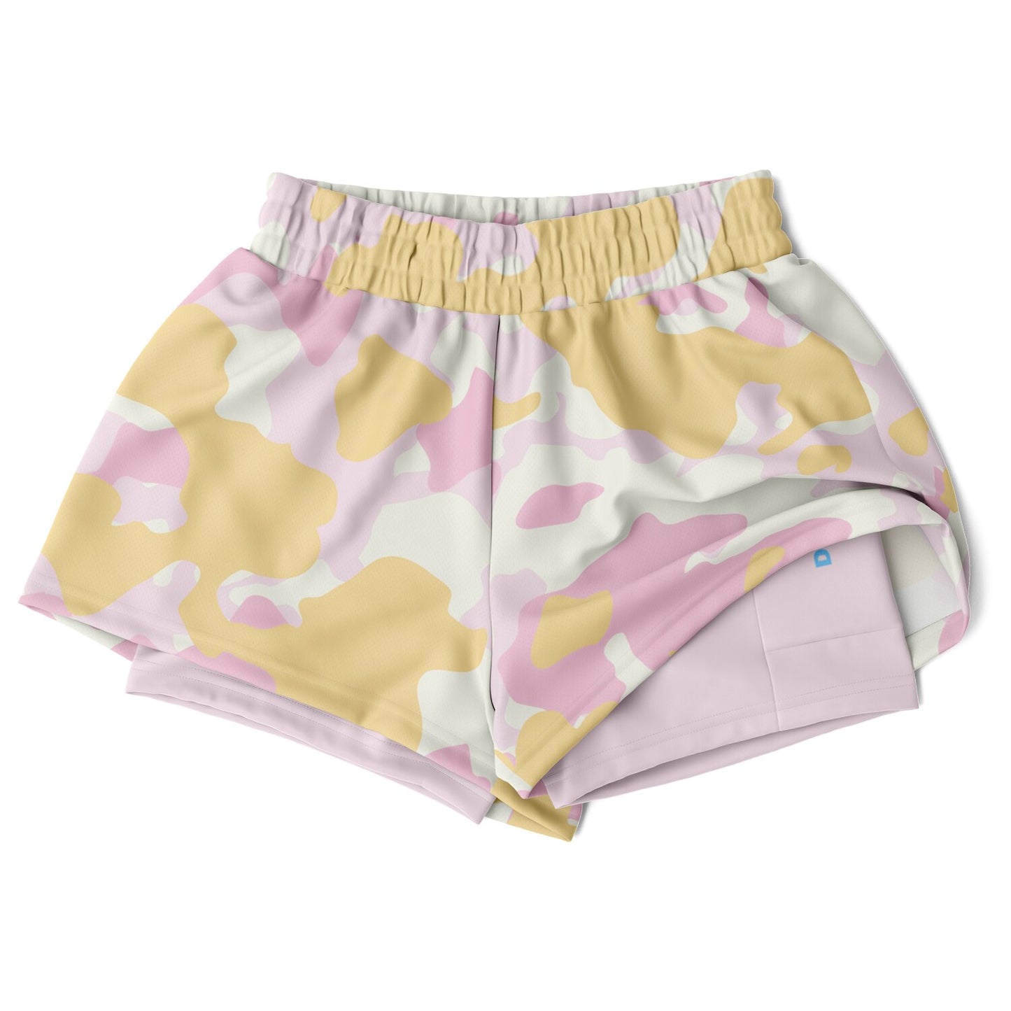 Bench Mob Women's 2-in-1 Shorts - Pink Reverse