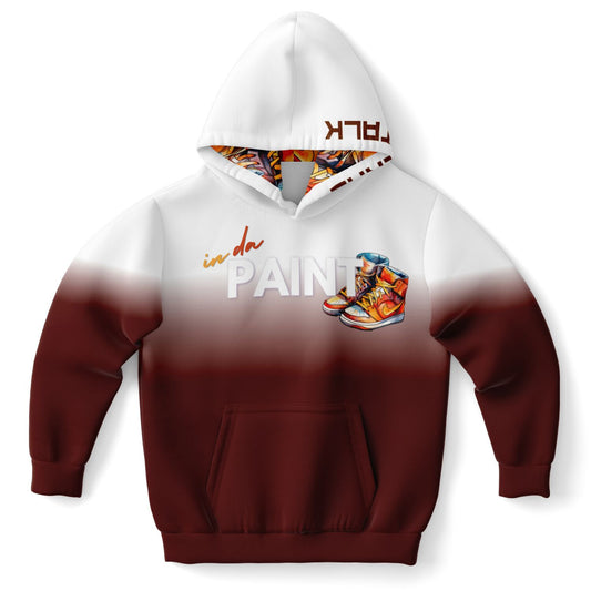 "Fade" Youth Hoodie Burgundy