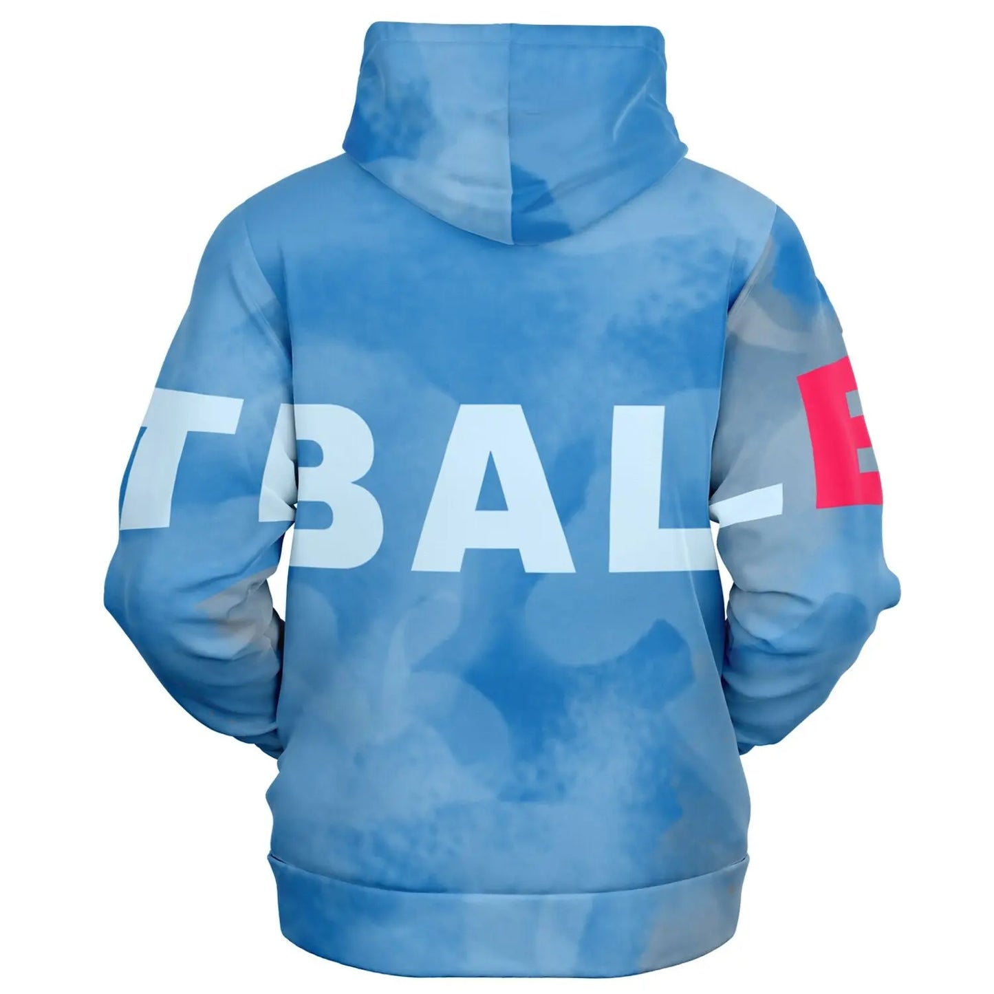 Duntalk "Beyond" Basketball Hoodie Jacket - Stone Washed Blue Subliminator