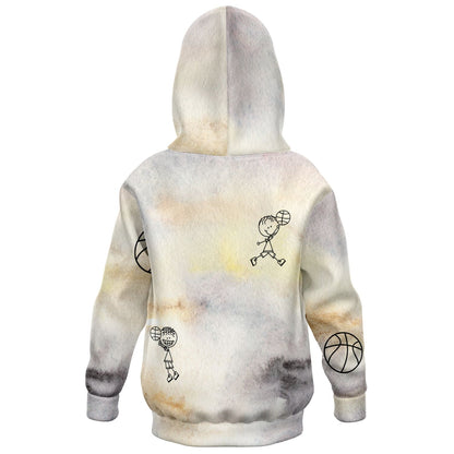 "Doodle" Basketball Youth Hoodie