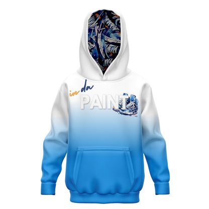 "Fade" Youth Hoodie Blue